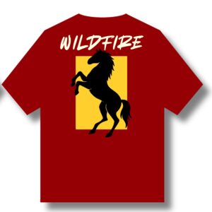 WILDFIRE Oversized Red T-Shirt