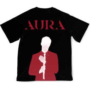 AURA Oversized Black T-Shirt