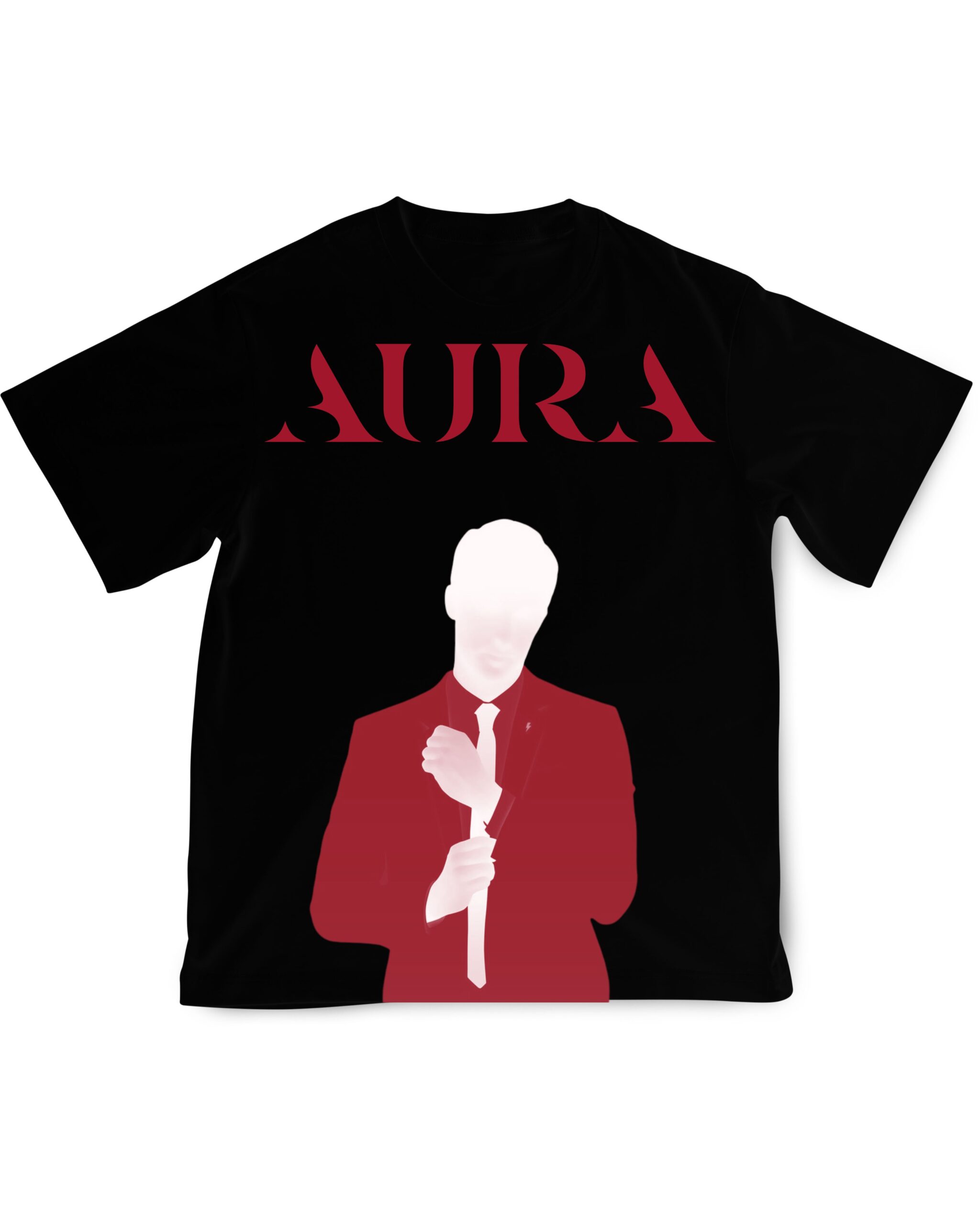 AURA Oversized Black T-Shirt